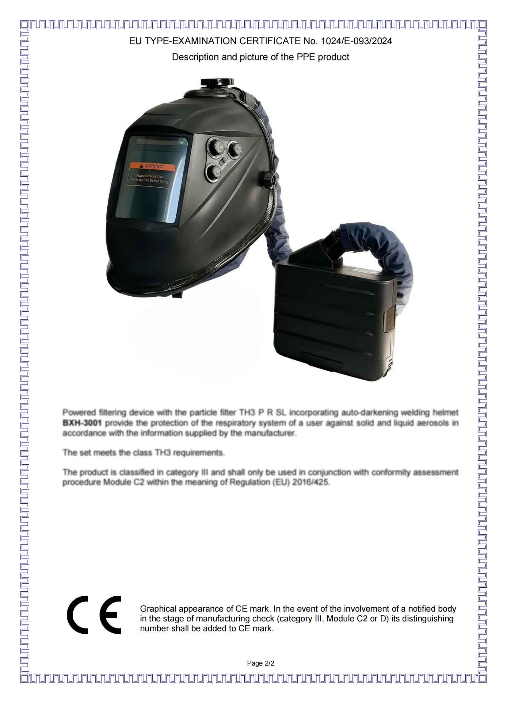 BXH-3001 CE page 2